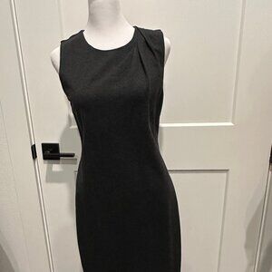 Lauren Ralph Lauren Charcoal Sheath Dress Size S